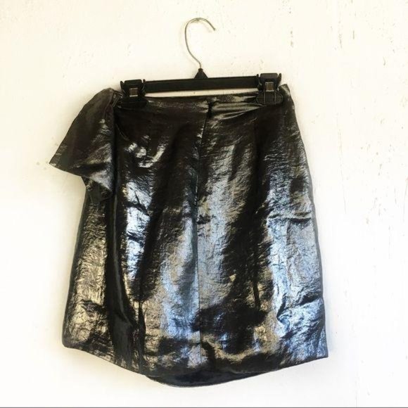 House of Harlow x Revolve Metallic Wrap Skirt XXS - Picture 5 of 6